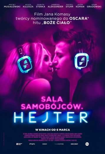 Plakat Sala samobójców. Hejter