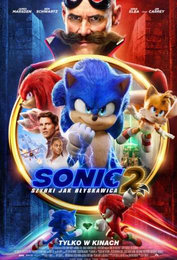 Plakat Sonic 2: Szybki jak błyskawica