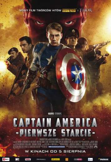 Plakat Captain America: Pierwsze starcie