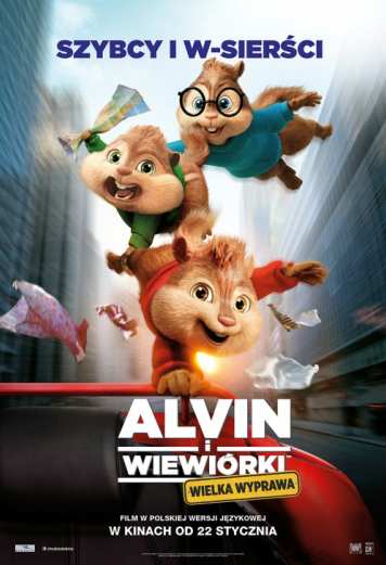 Plakat Alvin i wiewiórki: Wielka wyprawa