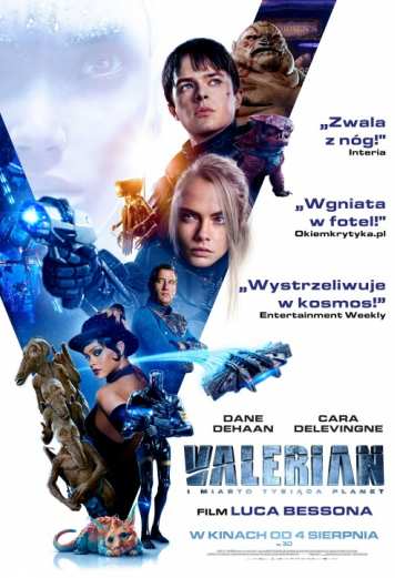 Plakat Valerian i Miasto Tysiąca Planet